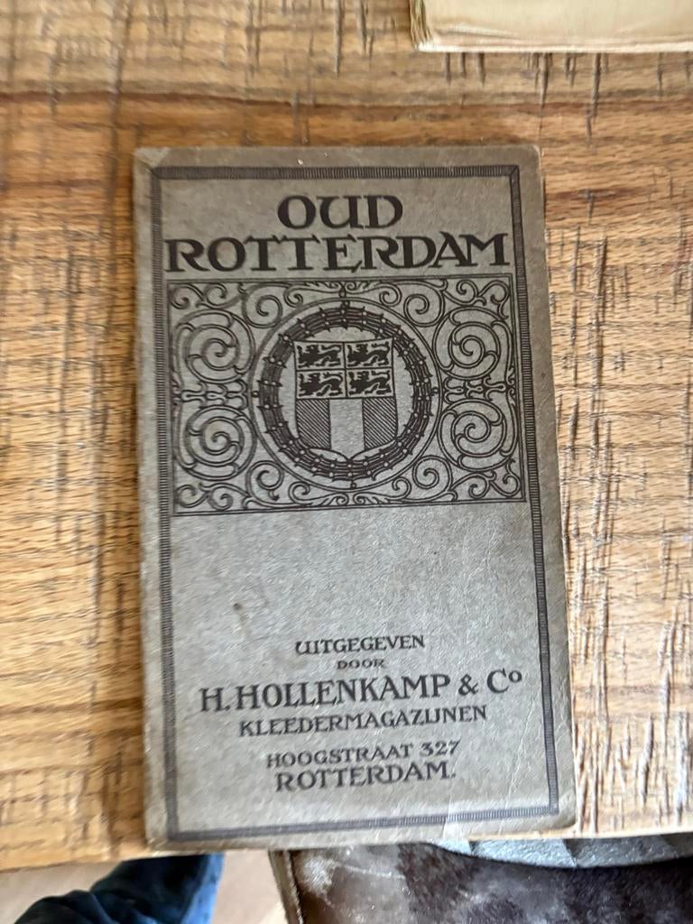 Oud Rotterdam - Uniek boek uit 1914 door H. Hollenkamp & Co., Ophalen of Verzenden, 20e eeuw of later, Gelezen
