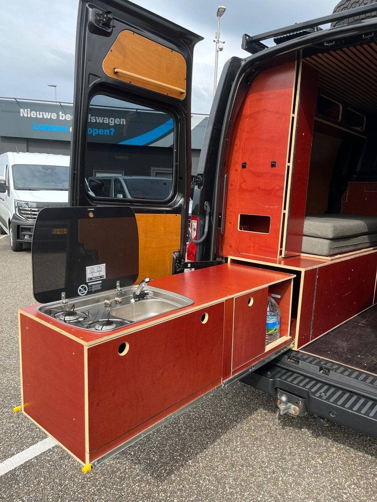 Renault Master T35 2.3 dCi L3H2 Dubbele Cabine Uniek / Grijs, Auto's, Gebruikt, 4 cilinders, Renault, Zwart