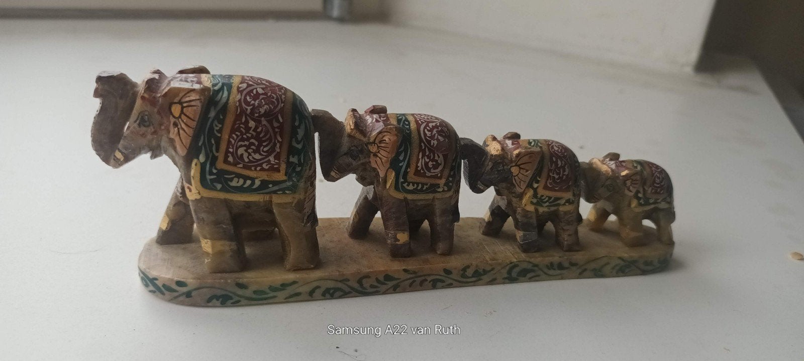 Olifantjes uit India- Geluk en Voorspoed, Ophalen of Verzenden, Azië, Beschilderd