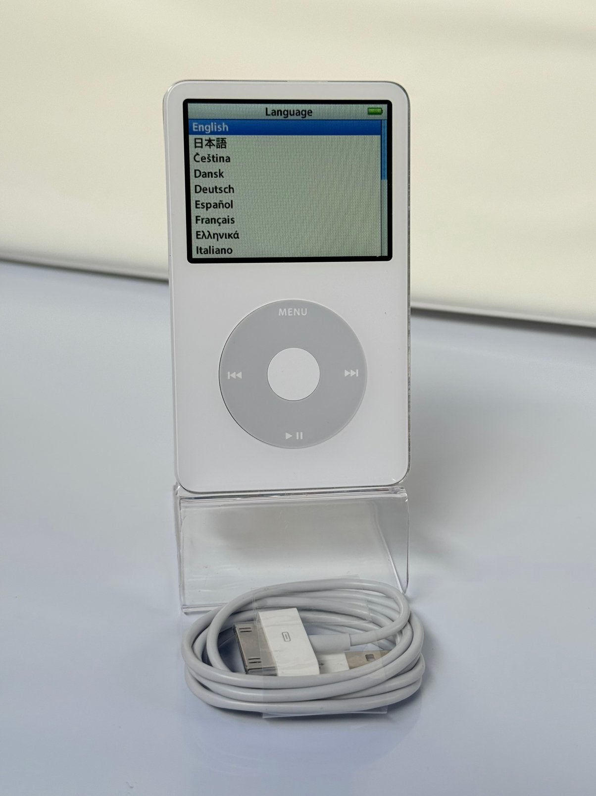 Apple iPod Classic 5.5 wit 30GB, Audio, Tv en Foto, Mp3-spelers | Apple iPod, 40 GB en meer, Gebruikt, Ophalen of Verzenden, Overige kleuren