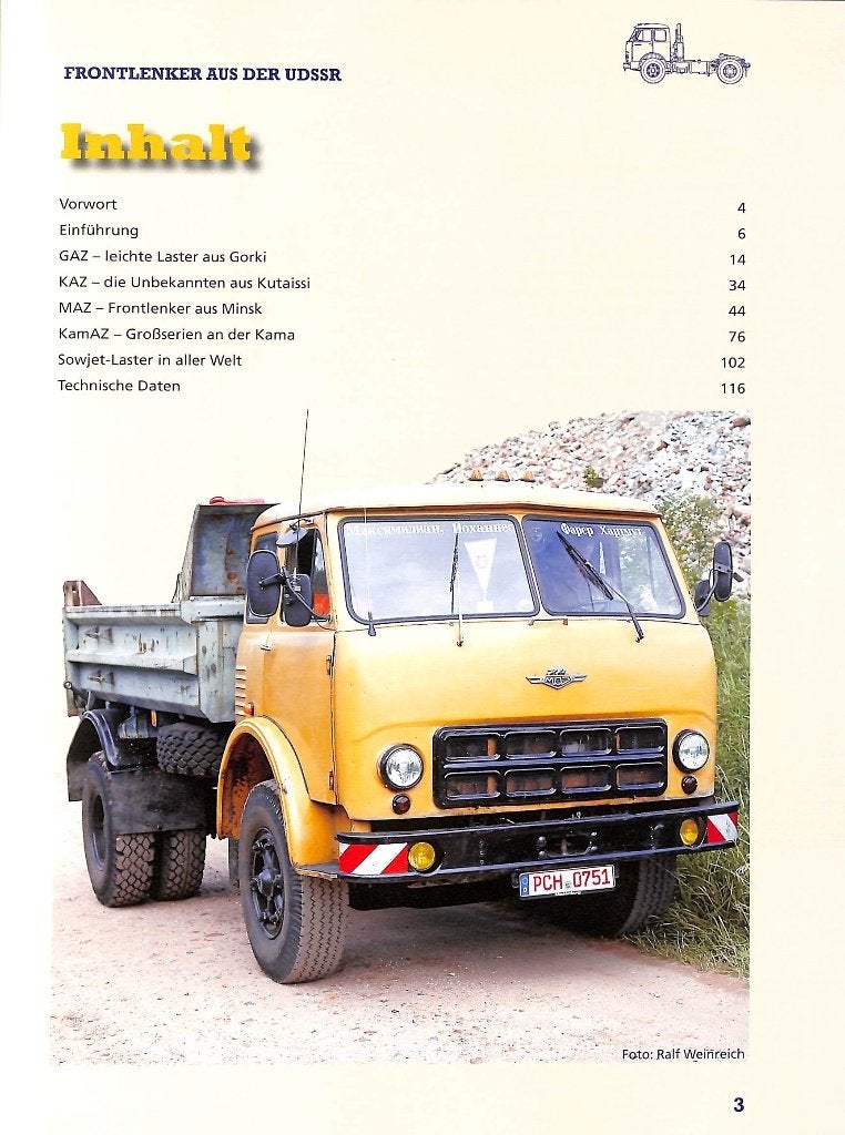Frontlenker aus Russland GAZ, MAZ und Co., Verzenden, Nieuw, Frank Ronicke, Vrachtwagen