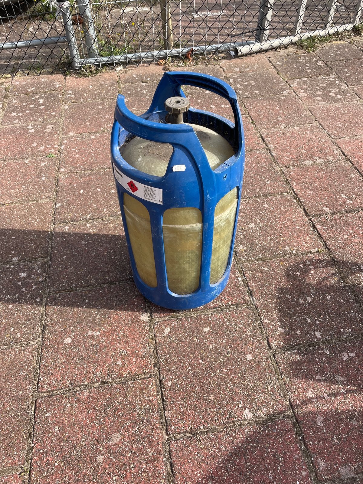 Compolite CS Gasfles - Leeg lichtgewicht bijna gratis, Ophalen, Gebruikt