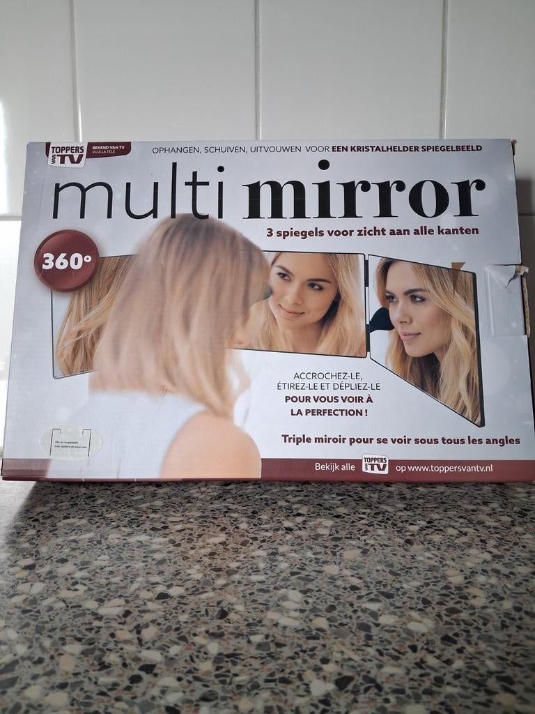 Multi mirror make up scheer spiegel, Huis en Inrichting, Woonaccessoires | Spiegels, Ophalen, Minder dan 50 cm, Nieuw, Minder dan 100 cm