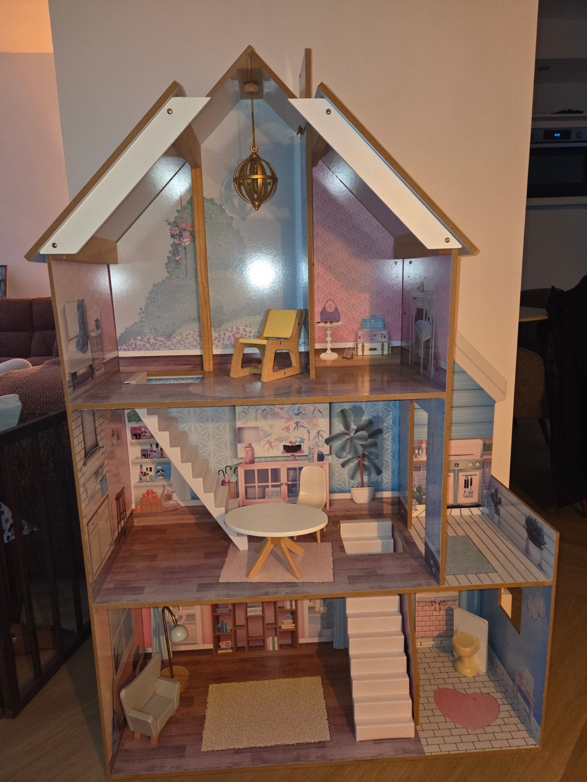 kidscraft poppenhuis, Ophalen, Gebruikt, Poppenhuis