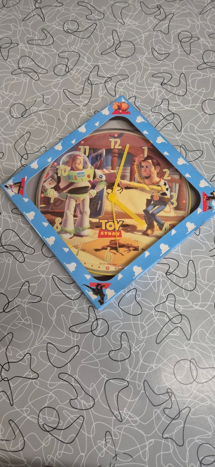 Toy Story Wandklok - Buzz Lightyear & Woody, Ophalen of Verzenden, Gebruikt