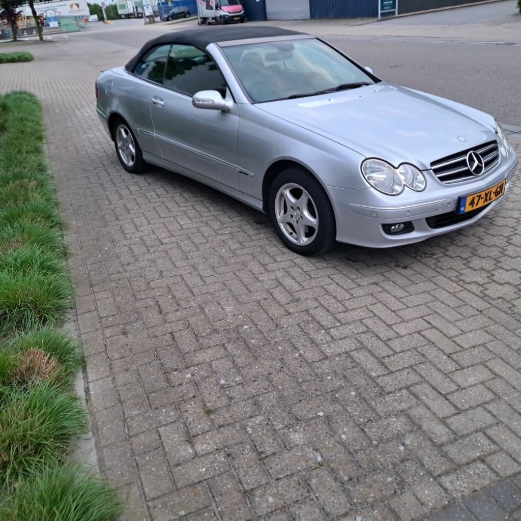 Mercedes-Benz CLK 1.8 Clk200 Kompr Cabriolet AUT 2006 Grijs, Automaat, Achterwielaandrijving, Zwart, 4 cilinders