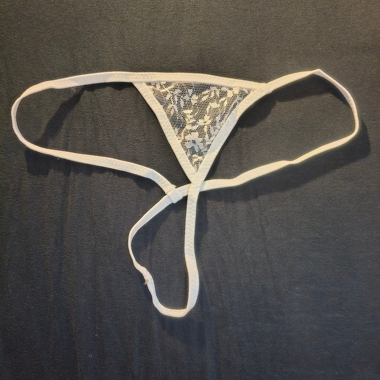 Nieuwe witte string, ongedragen, Verzenden, Wit, String