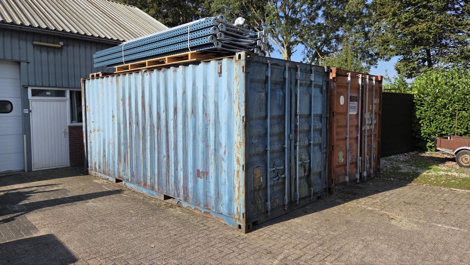 Gebruikte zeecontainer - 20ft opslagcontainer, Doe-het-zelf en Verbouw, Ophalen