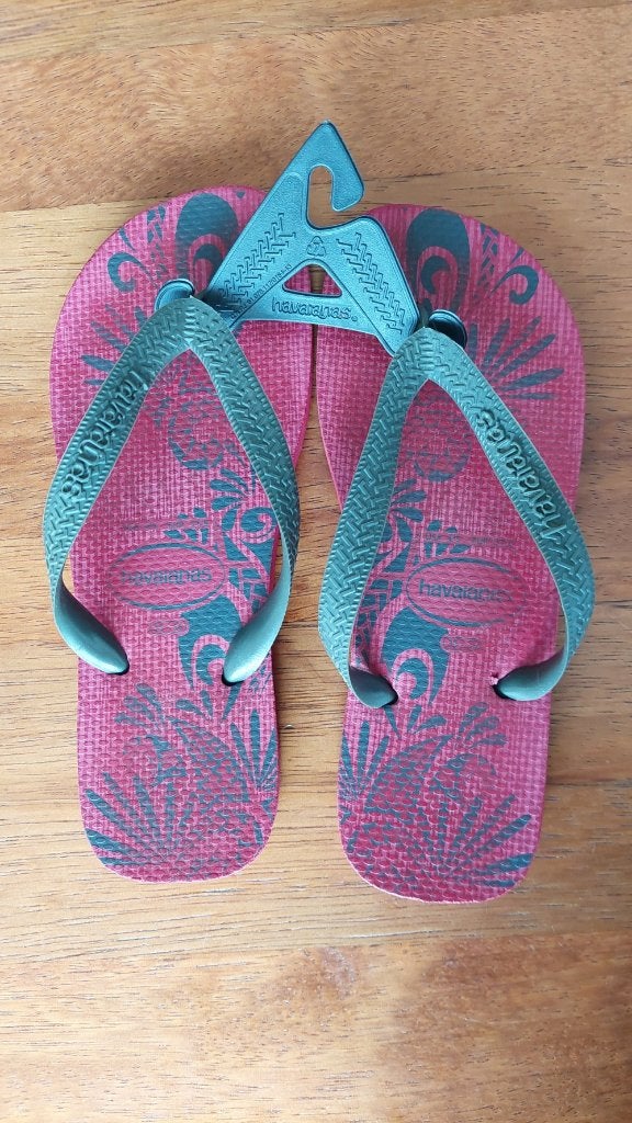 Havaianas slippers - 37/38, Slippers, Ophalen of Verzenden, Zo goed als nieuw, Rood