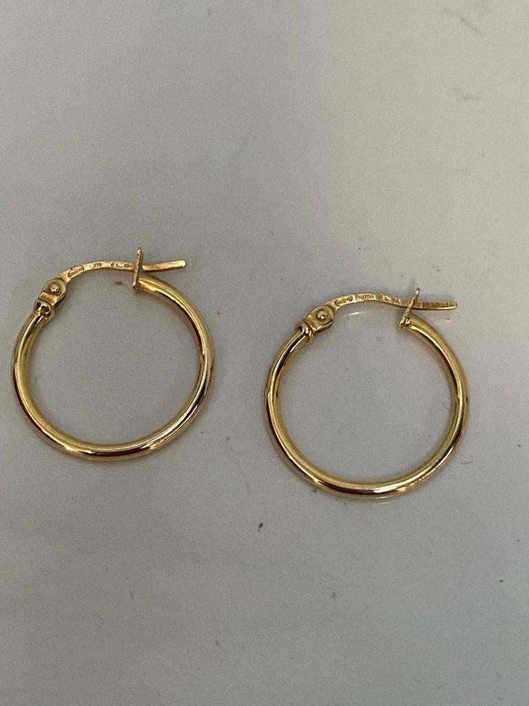 Geel gouden oorbellen, Sieraden, Tassen en Uiterlijk, Antieke sieraden, Verzenden, Goud, Oorbellen