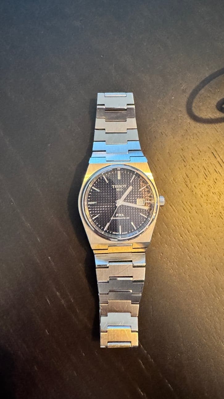 Tissot PRX 40mm Powermatic 80 Herenhorloge, Overige merken, Staal, Polshorloge, Ophalen of Verzenden