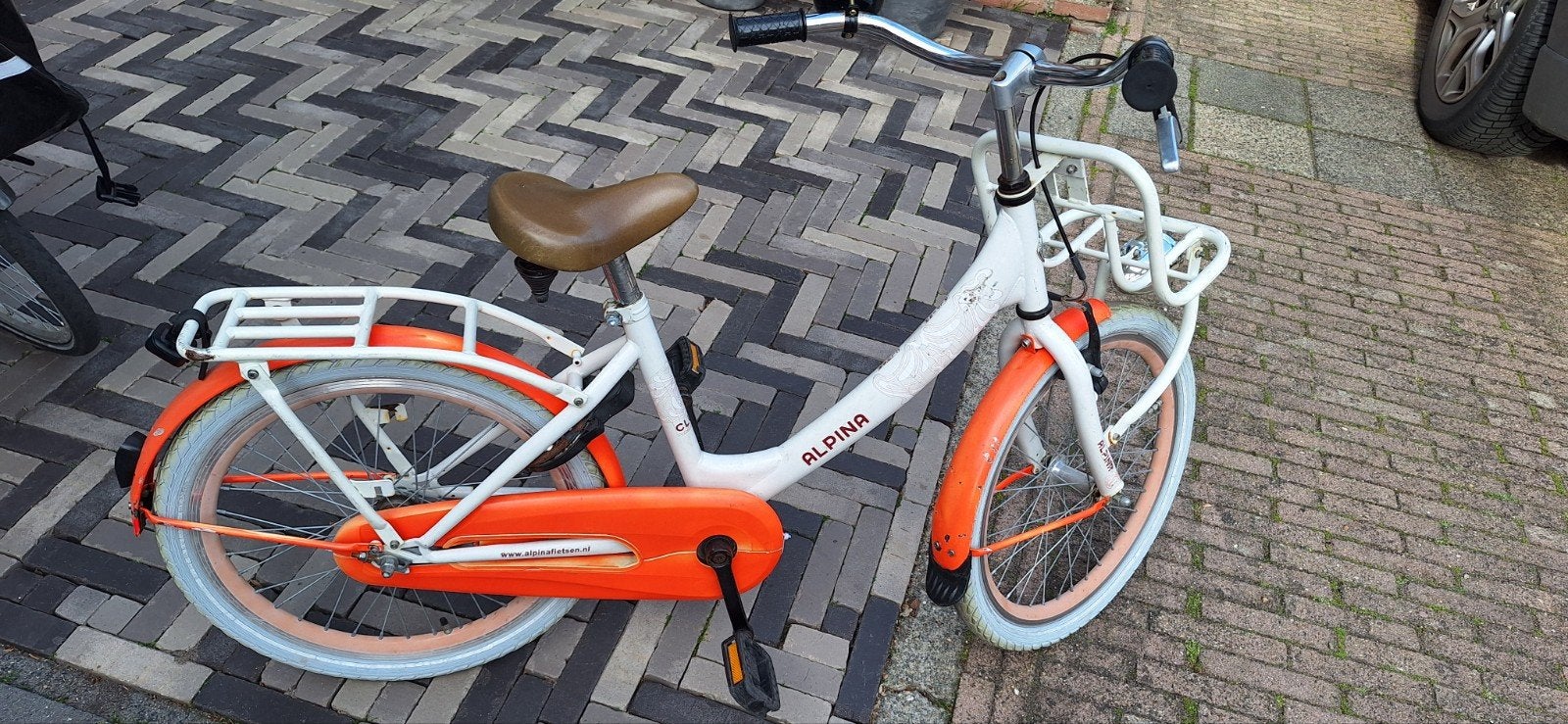 Alpina kinderfiets 20 inch, Minder dan 47 cm, Ophalen, Gebruikt, Staal