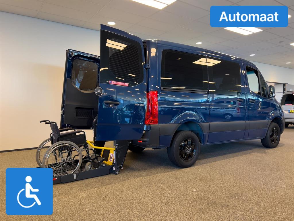 Mercedes-Benz Sprinter L1H1 Rolstoelbus Automaat - Rolstoel, Auto's, Bestelauto's, 12 maanden, Stof, Gebruikt, 4 cilinders