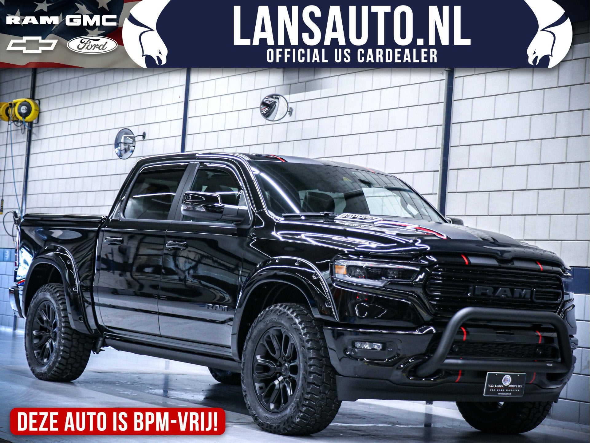 Dodge Ram 1500 Limited Night Edition | Digitale cluster | 5., Automaat, Zwart, Bedrijf, RAM 1500