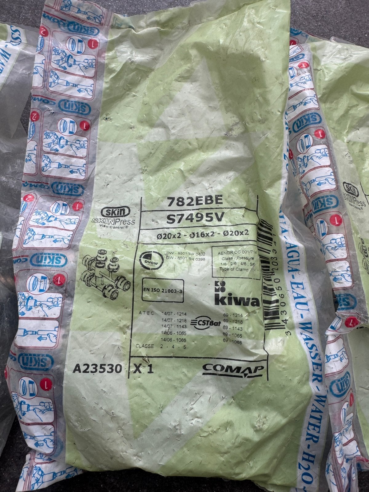 Te koop aangeboden  nieuwe COMAP MULTISKIN KRUISST, Doe-het-zelf en Verbouw, Buizen en Afvoer, Overige materialen, Overige typen