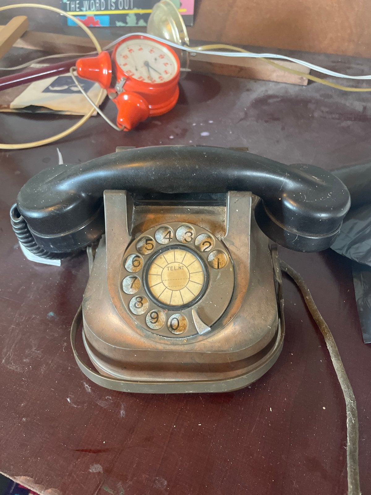 Vintage T65 Telefoon - Klassieke Draaischijf Telefoon, Ophalen of Verzenden