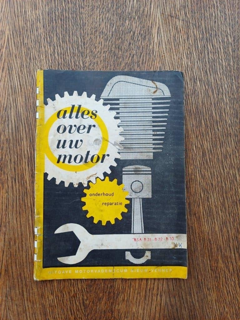 BSA B31 B33 M20 M21 owners manual Alles over uw motor, Ophalen of Verzenden, Overige merken