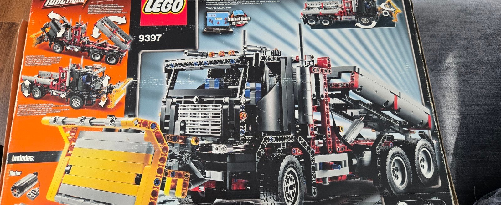 Lego Technic 9397 Logging Truck met Power Functions, Inclusief instructies, Gebruikt, Lego, Ophalen of Verzenden