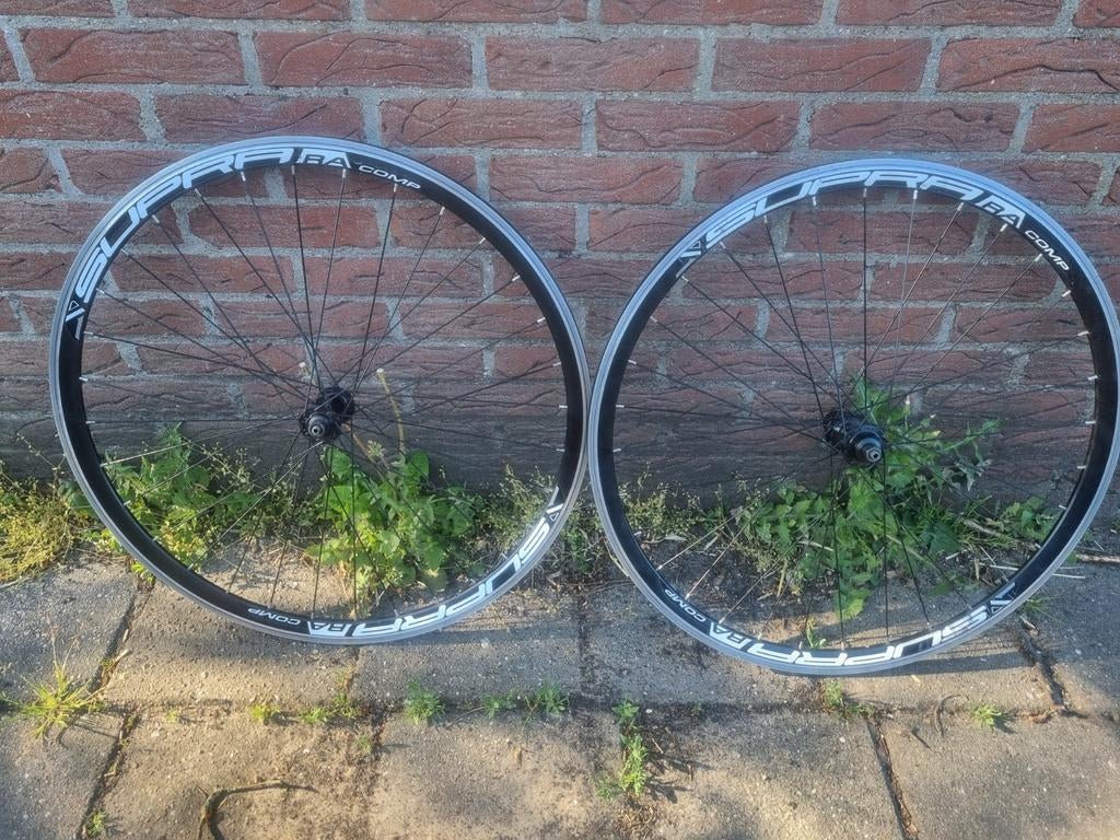 Supra RA comp race hybride wielset 28 inch velgrem velgen, Gebruikt, Ophalen of Verzenden, Supra, Aluminium