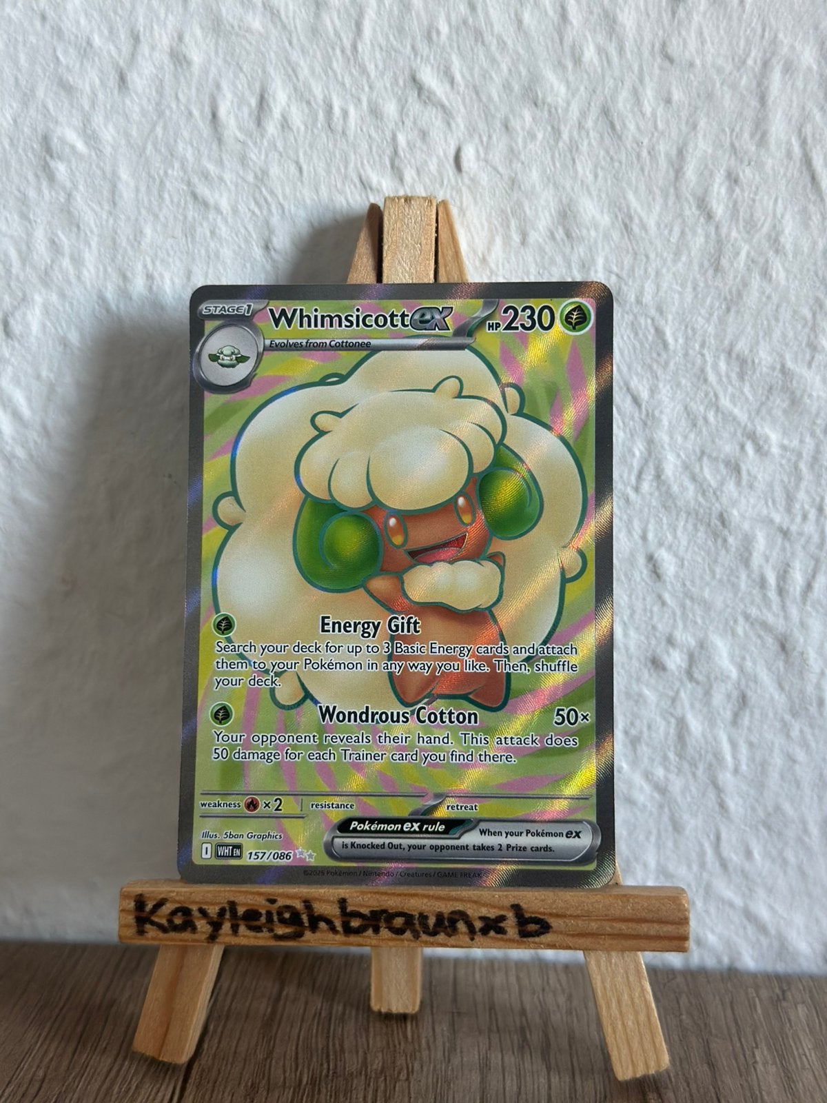 Whimsicott EX - WHT - 157/086, Ophalen of Verzenden, Zo goed als nieuw