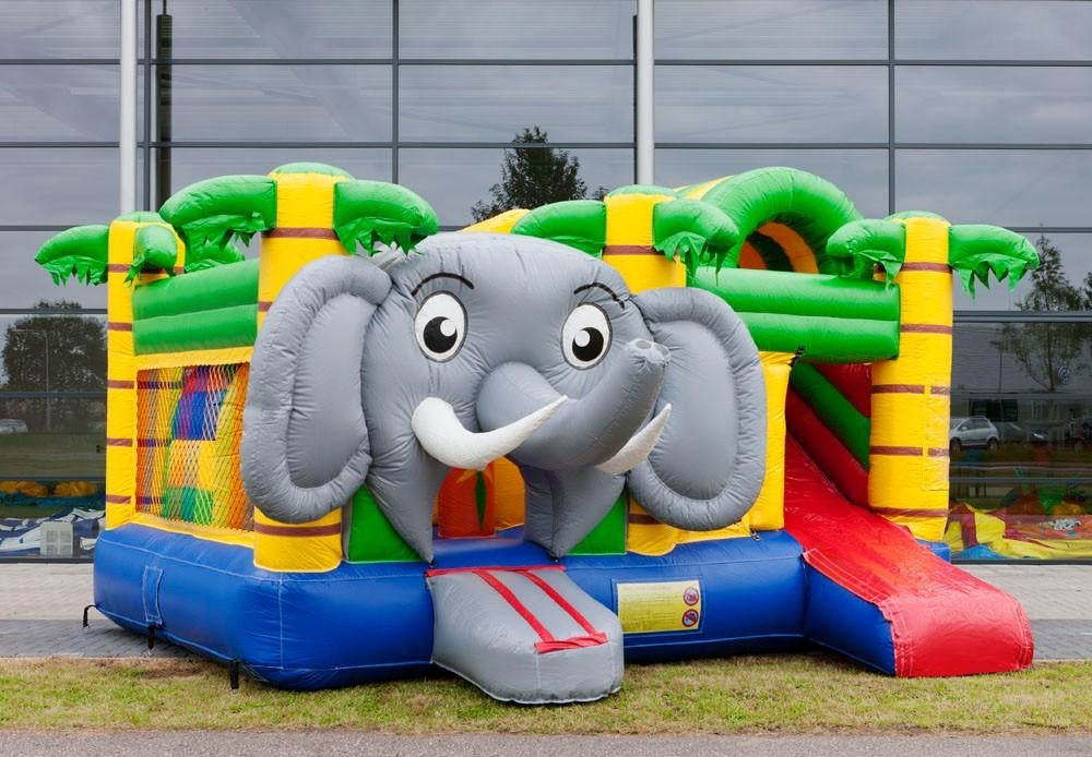 TE HUUR: populair multiplay springkussen!, Ophalen of Verzenden, Zo goed als nieuw, Overige