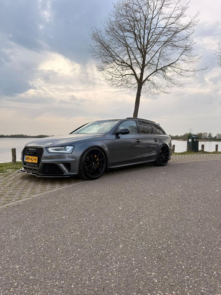 Audi S4 3.0 Tfsi 245KW Avant Quattro AUT 2014 Grijs, Auto's, Audi, Bluetooth, Zwart, 2995 cc, Stationwagon