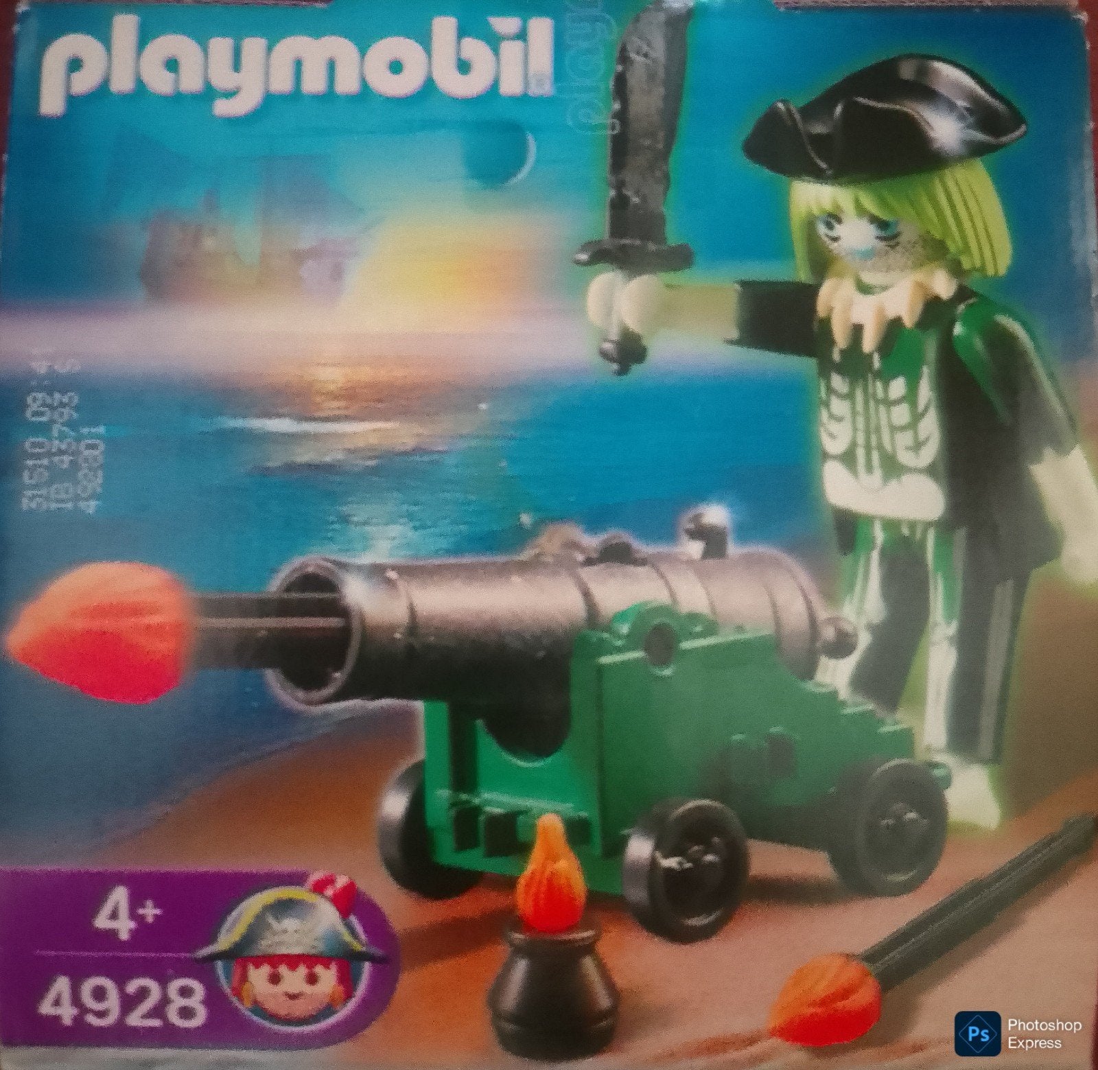 Pirates Spookpiraat Met Kanon 4928, Ophalen of Verzenden, Gebruikt, Complete set