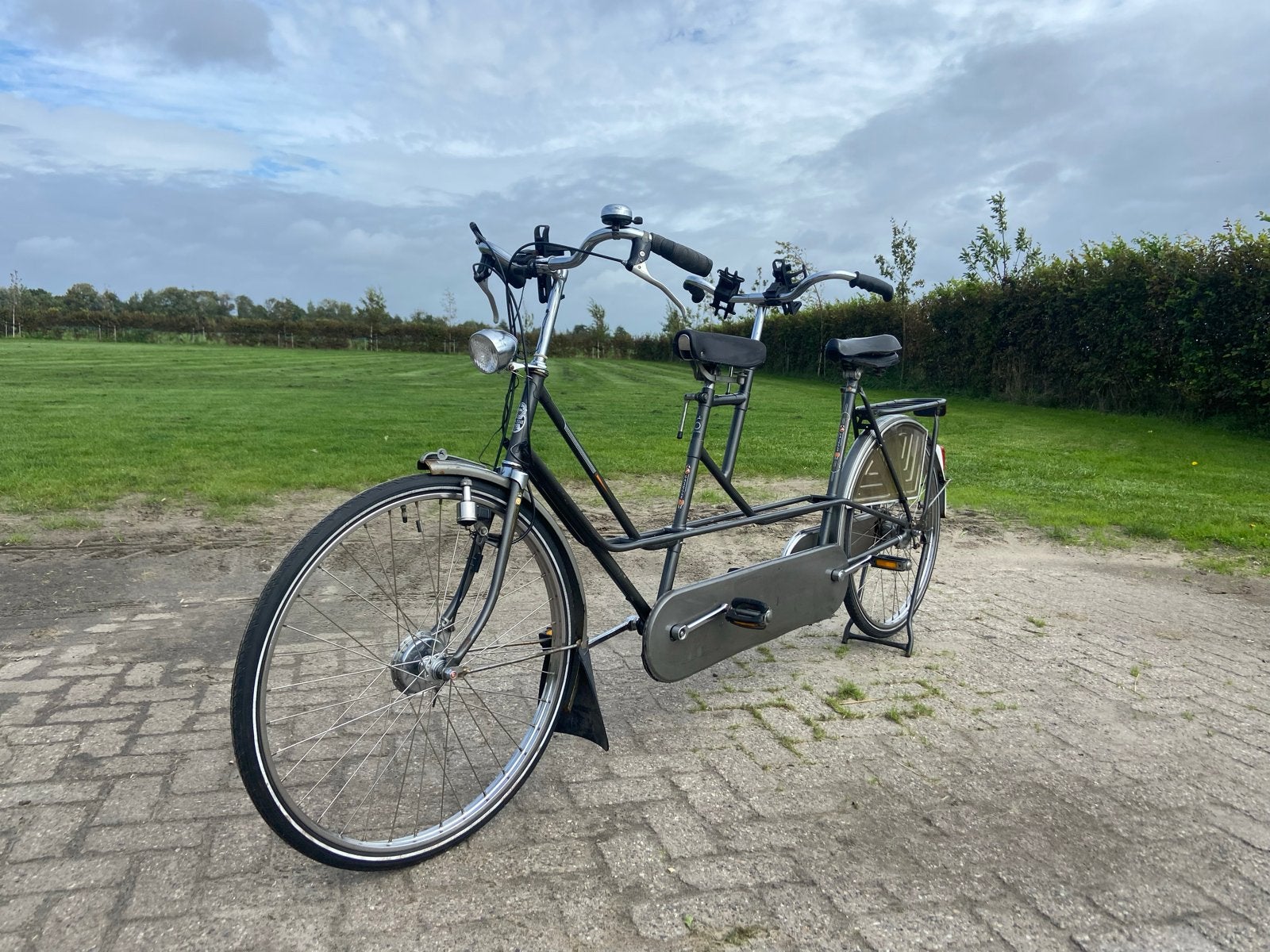 Gazelle Tandem, Ophalen of Verzenden, Gebruikt, Minder dan 10 versnellingen, Trommelrem