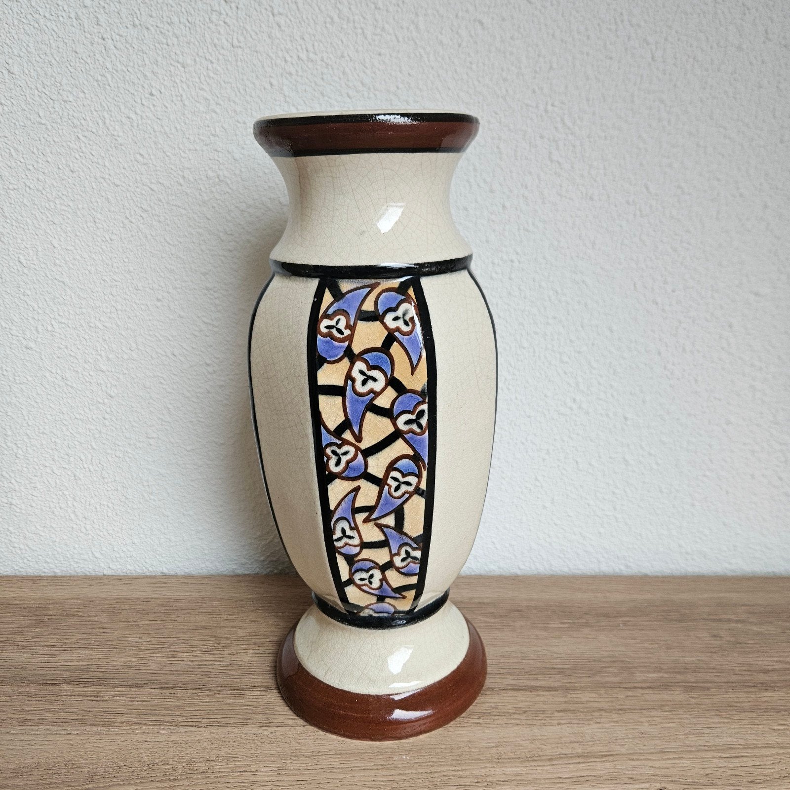 Antieke vaas Ancienne, Mouzin & Cie - Helemaal gaaf, Antiek en Kunst, Ophalen of Verzenden
