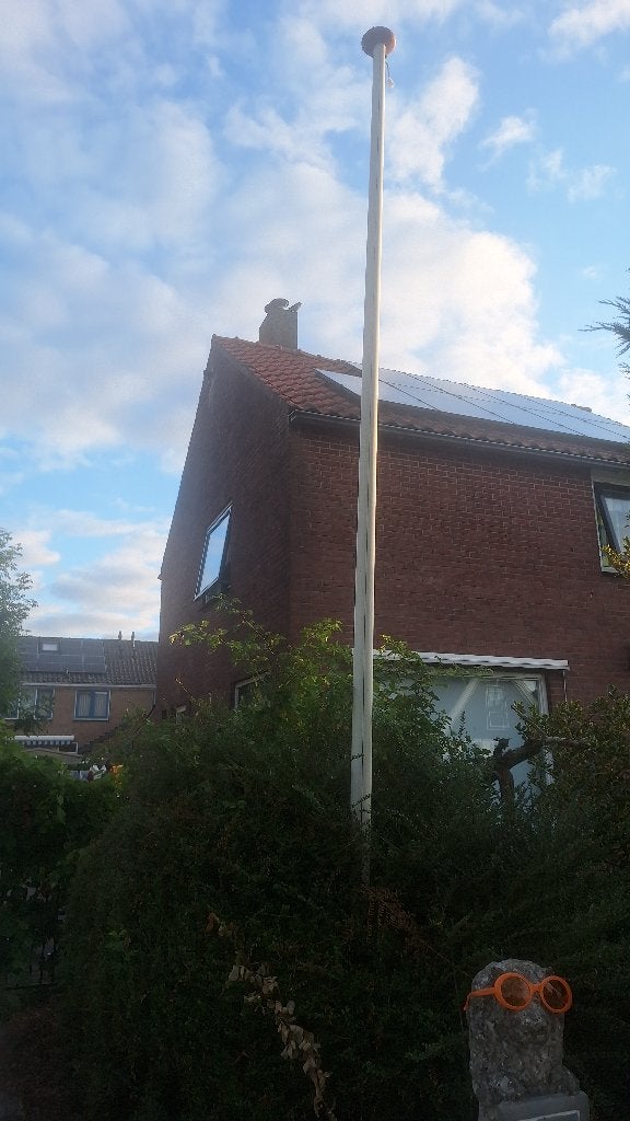 vlaggemast kunstof, Diversen, Vlaggen en Wimpels, Ophalen