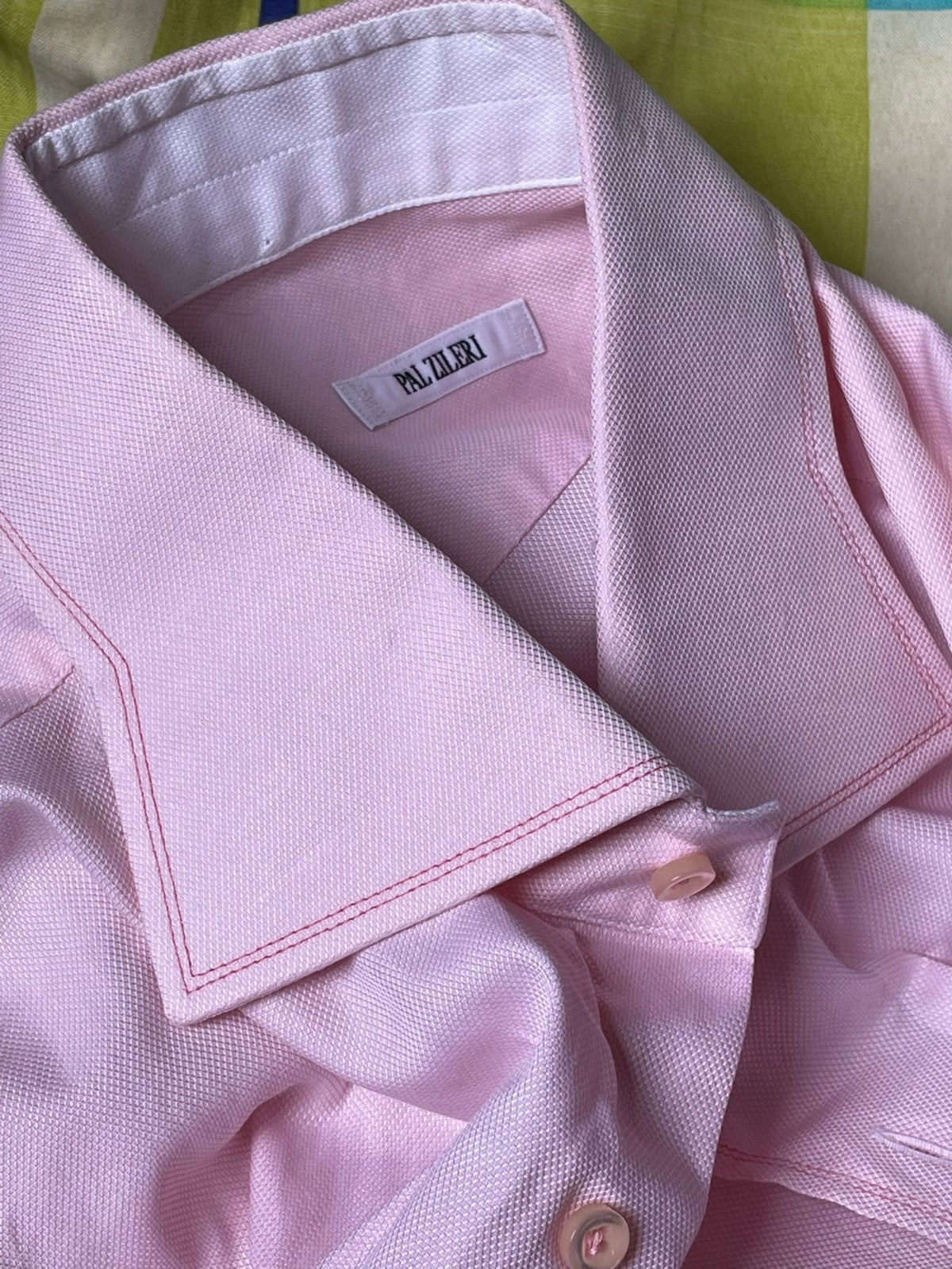 Nieuw Pal Zilleri Italië Roze overhemd Katoen Mt L Hals 41, Kleding | Heren, Ophalen of Verzenden, Nieuw, Roze, Halswijdte 41/42 (L)