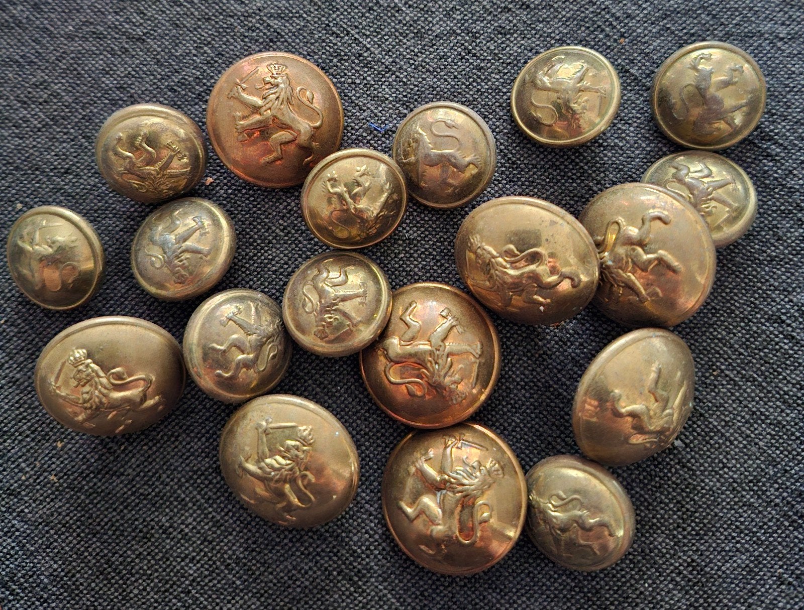 Lot oude knopen, Verzenden, Landmacht, Nederland