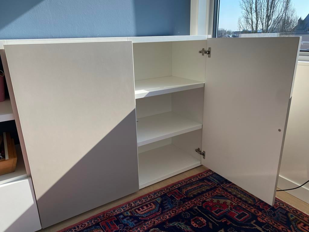 Deel van een Italiaanse Sangiacomo design wandkast, Ophalen, Overige materialen, Gebruikt, 100 tot 150 cm