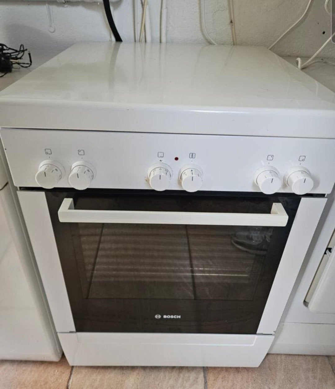 Bosch fornuis 60 cm | 4-pits gas + oven | werkt goed!, Ophalen, Gebruikt, 60 cm of meer, 4 kookzones