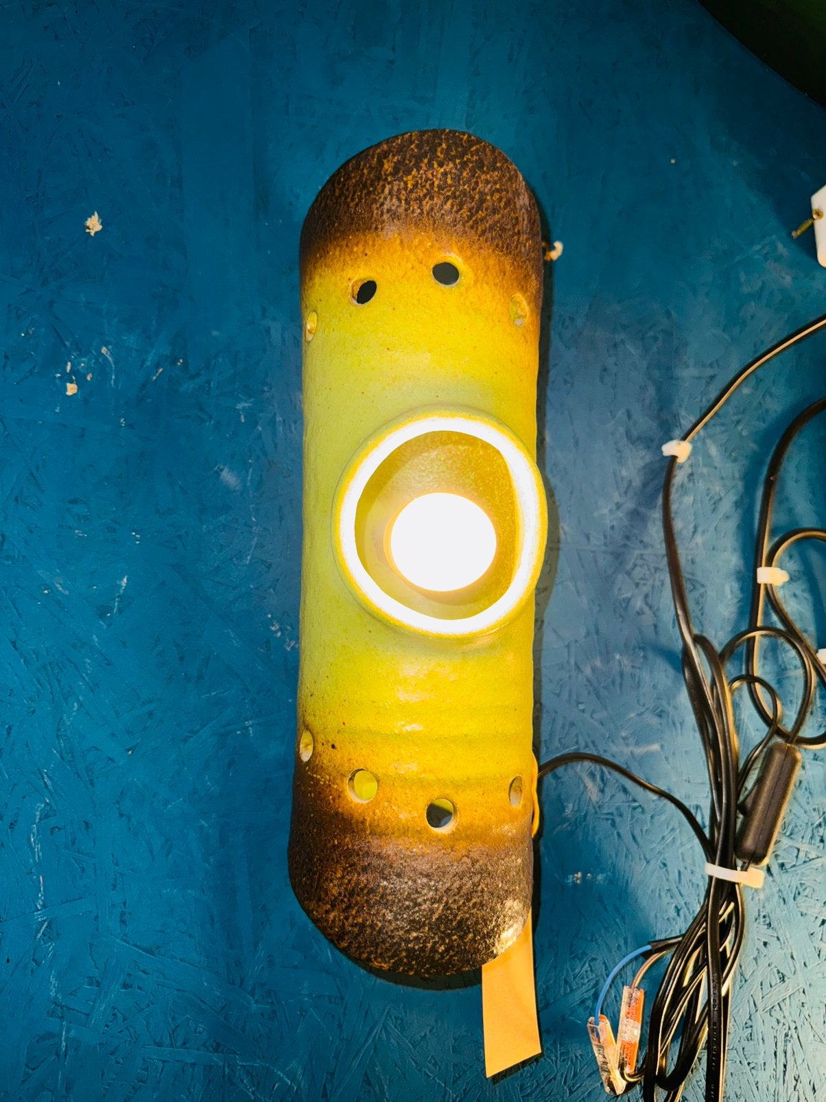 Vintage wandlamp Vest Keramiek van Woerden, Ophalen of Verzenden