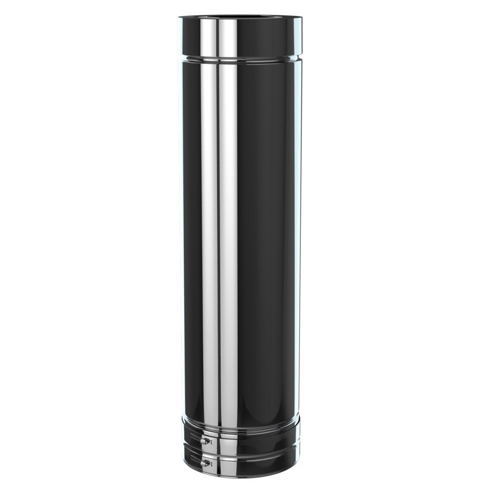 Isoduct dubbelw rvs buis 150mm binnenmaat 1000mm lengte, Ophalen, Houtkachel, Zo goed als nieuw, Vrijstaand