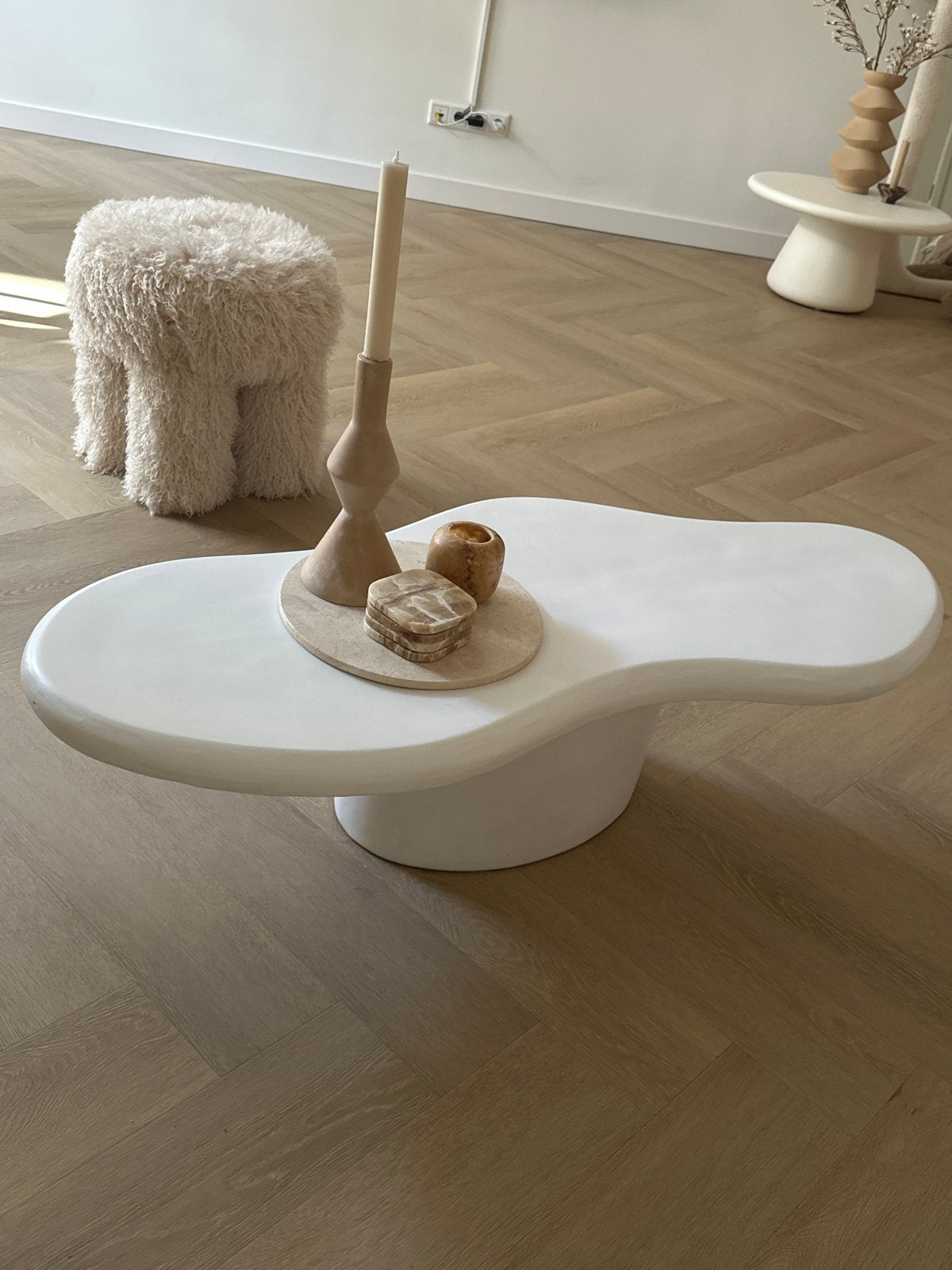 Salontafel by boo Seki, Huis en Inrichting, Ophalen, Overige materialen, 50 tot 100 cm, 100 tot 150 cm