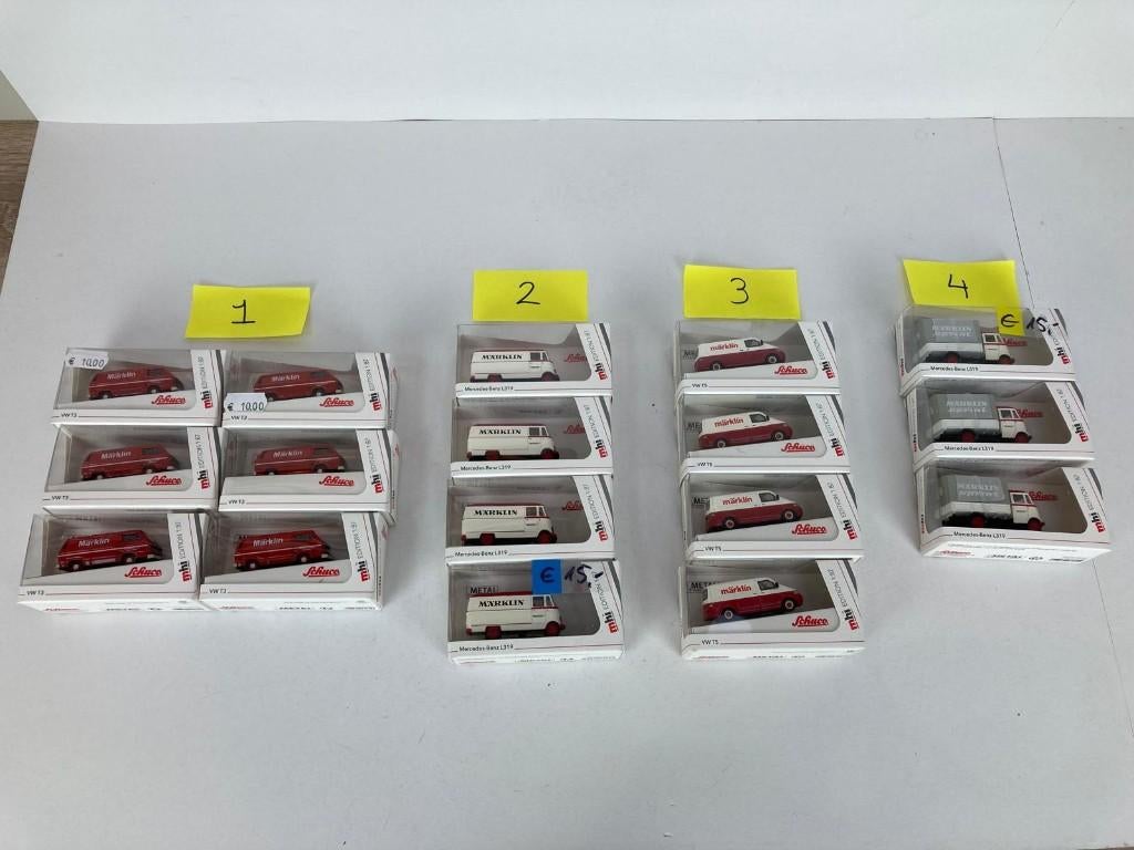 Marklin MHI - Schuco Diverse Auto's - 1:87, Hobby en Vrije tijd, Modelauto's | 1:87, Nieuw, Auto, Schuco, Ophalen of Verzenden
