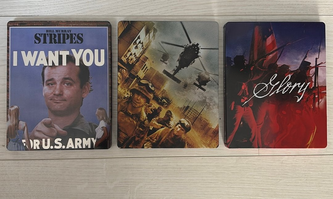 4k films steelbook versie, Cd's en Dvd's, Blu-ray, Ophalen of Verzenden, Zo goed als nieuw, Actie