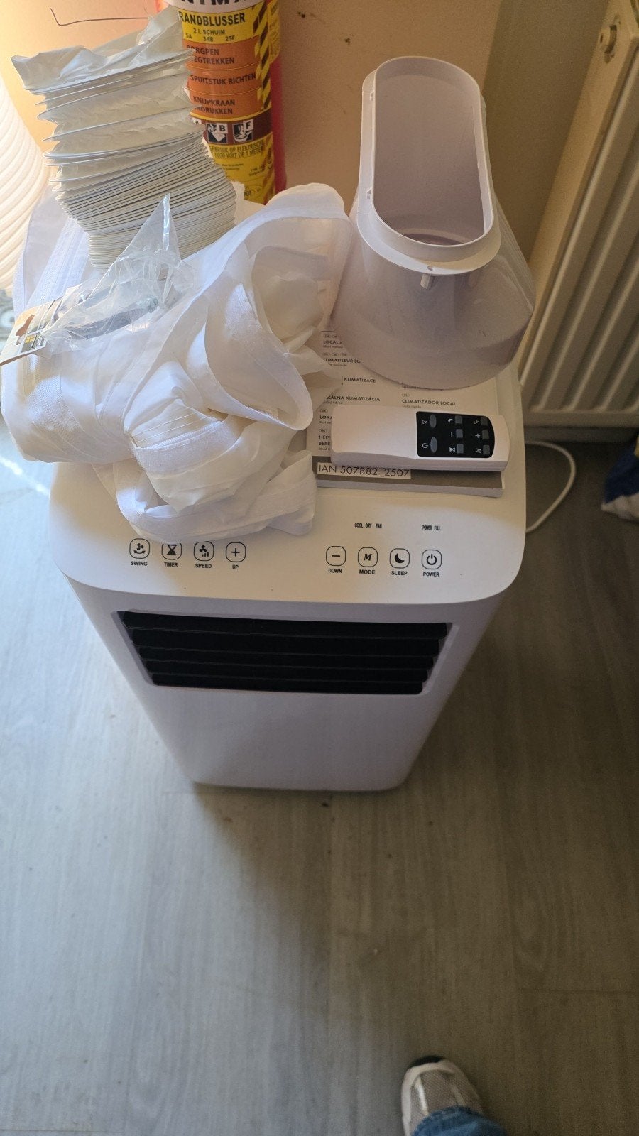 Nieuwe Mobiele Airco - Slechts 2x Gebruikt!, Ophalen of Verzenden