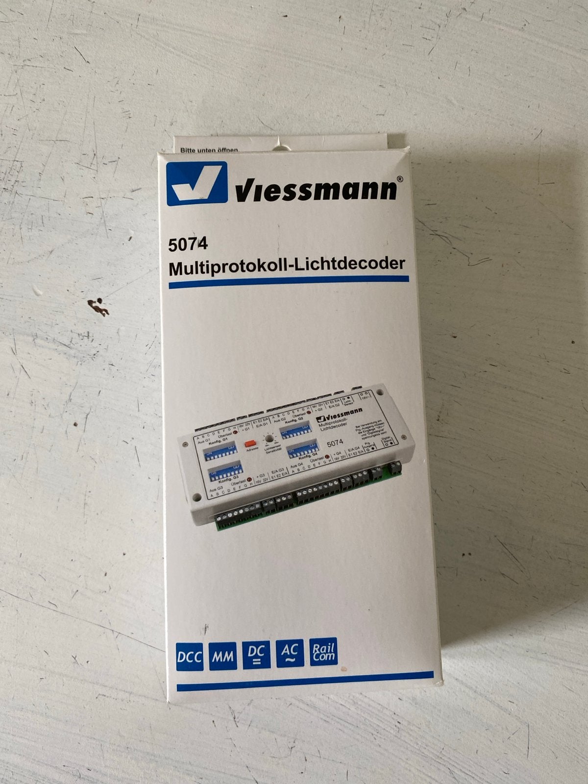 Viessmann 5074 Multiprotokoll-Lichtdecoder, Ophalen of Verzenden, Zo goed als nieuw, Gelijkstroom of Wisselstroom, Overige typen