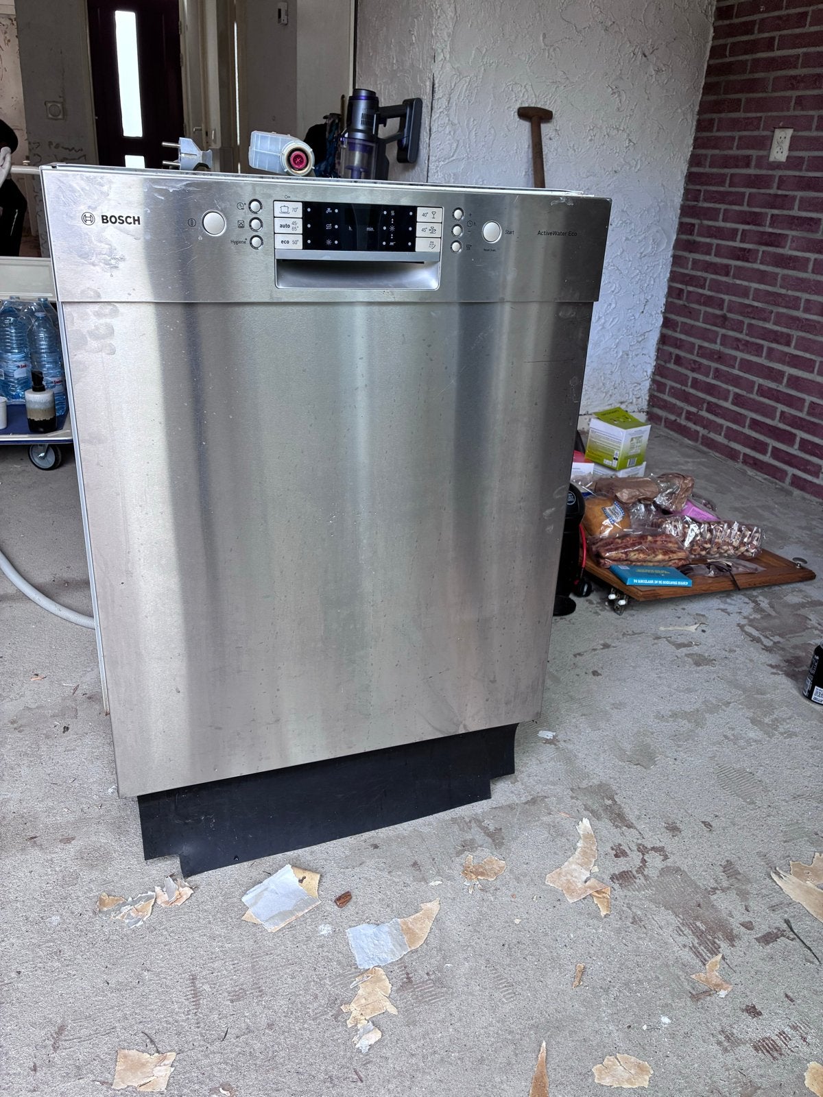 Bosch Vrijstaande Vaatwasser - RVS - Goede Staat, Ophalen, Gebruikt, 60 cm of meer, Eco programma