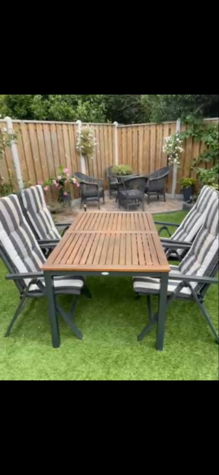 Diverse tuinmeubelen - Gebruikt, Ophalen, 4 zitplaatsen, Gebruikt, Eettafel