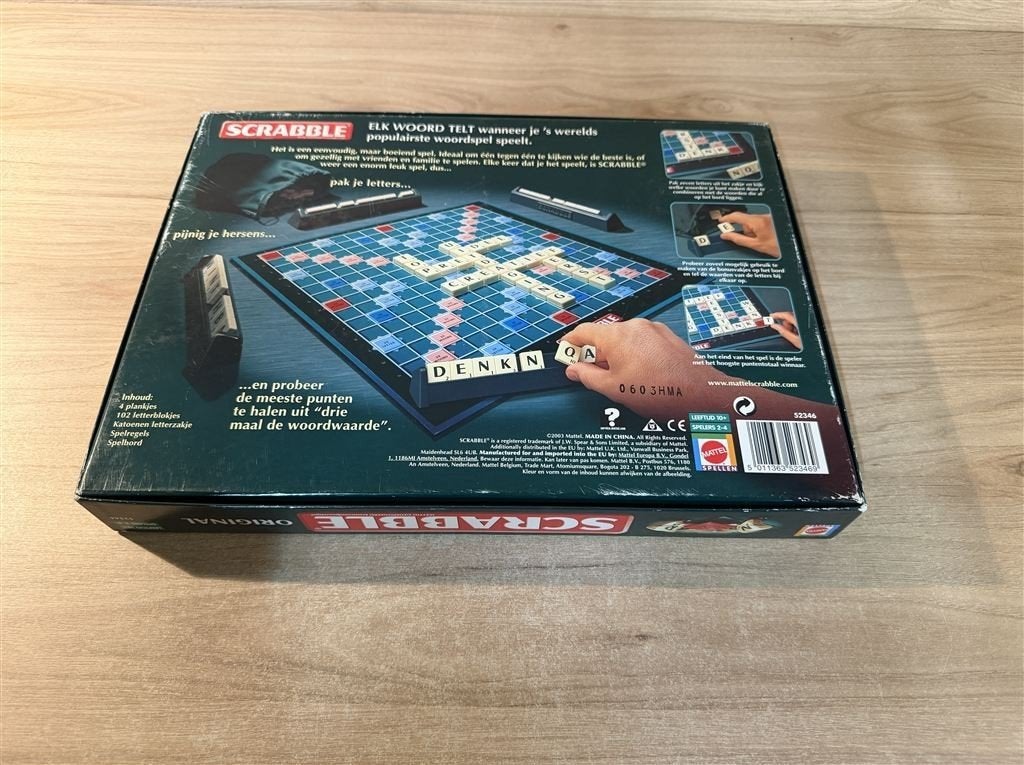 scrabble original - s6942, Verzenden, Zo goed als nieuw