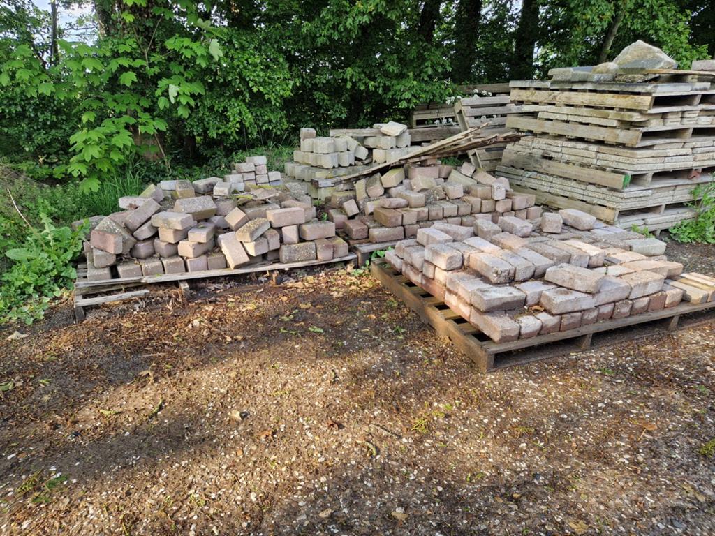 Betonklinkers, Tuin en Terras, Ophalen, Gebruikt, Beton, Klinkers