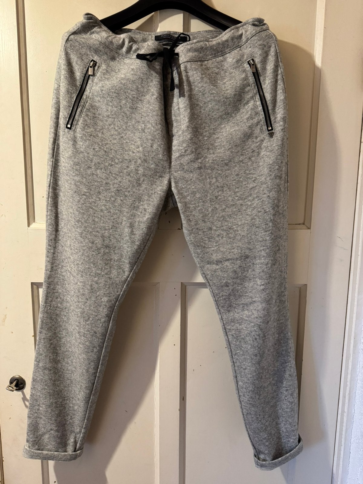 Scotch & Soda  leuke grijze pantalon broek maat 3 = 40., Maat 38/40 (M), Ophalen of Verzenden, Zo goed als nieuw, Grijs