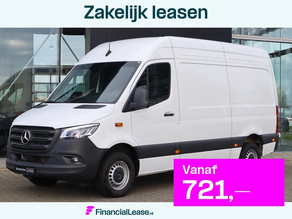 Mercedes-Benz Sprinter 317 CDI L2H2 FACELIFT LED 3.5T TREKHA, Automaat, Euro 6, 4 cilinders, Wit