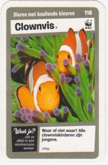 Super dieren no.118 Clownvis [2749]  [VeOvSu], Albert Heijn, Ophalen of Verzenden