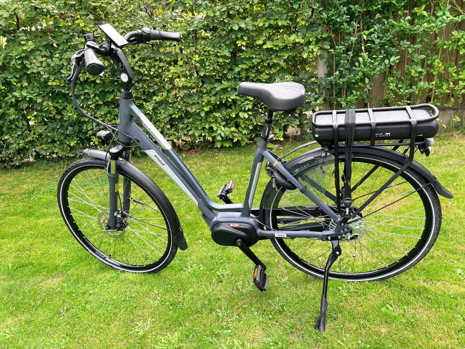 Nieuwe Amslod electrische fiets 1 week gebruikt 120 km stand, Ophalen, Zo goed als nieuw