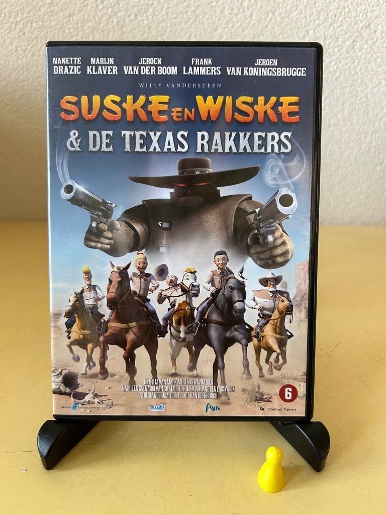 DVD Suske en Wiske en de Texas Rakkers, Europees, Nederlands, Animatie, Ophalen of Verzenden
